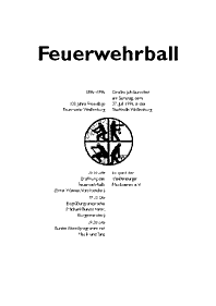 Werbeplakat (DIN A3) f�r einen Feuerwehrball