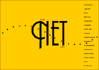 Plakatserie (DIN A3) f�r das Jubil�um eines Internet-Caf�s