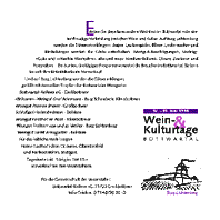 Anzeige f�r ein Weinfest