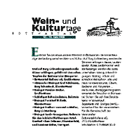 Anzeige f�r ein Weinfest